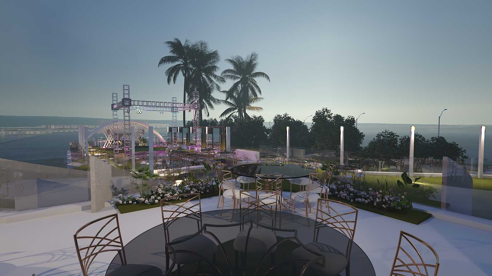 Solitaire White Banquet - HM Studios