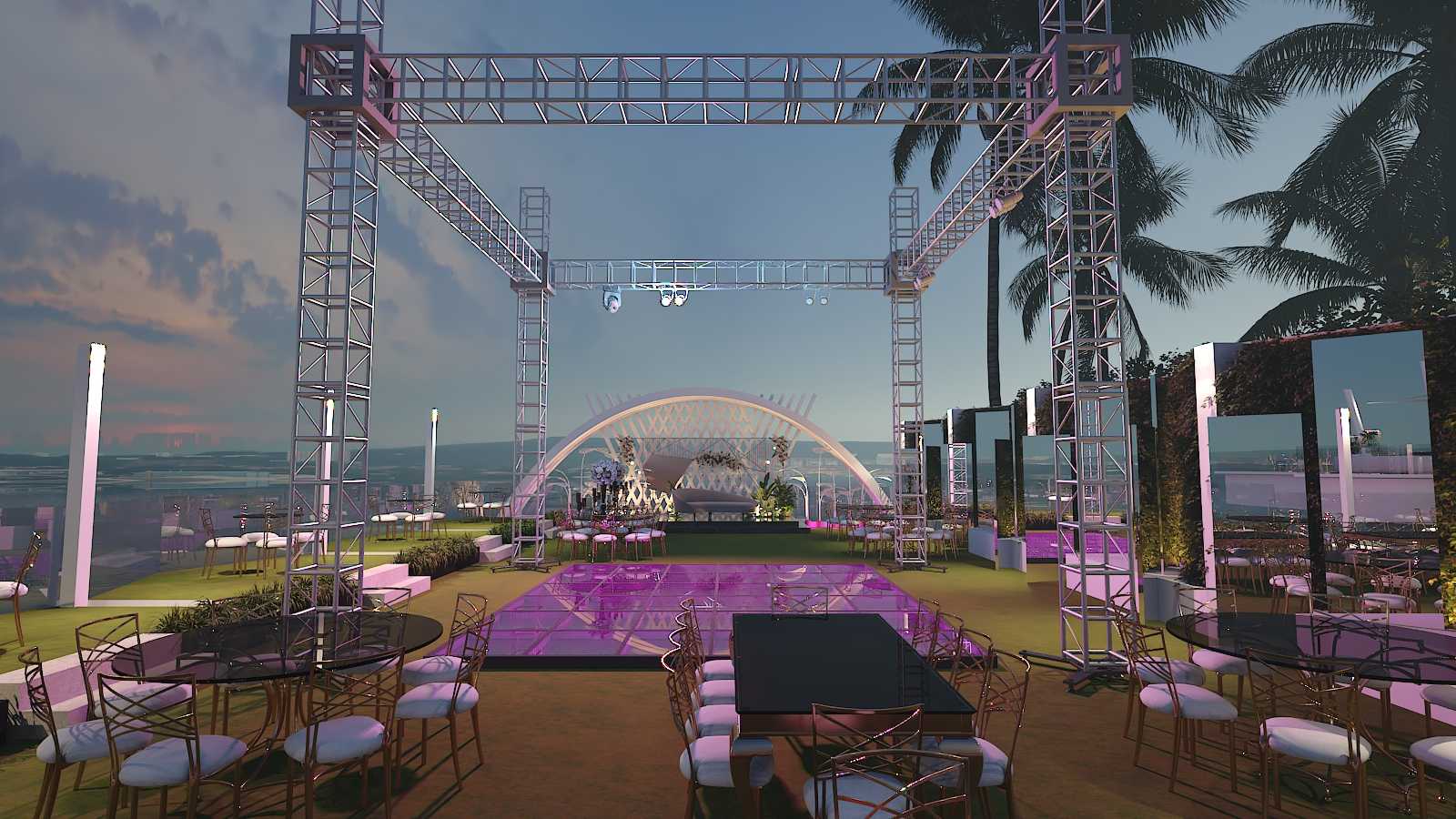 Solitaire White Banquet - HM Studios